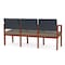 Lesro Lenox 3 Seat Tandem Seating W/ Arms, 65 in W 26 in L 31.5 in H LW3103 - alternate 2